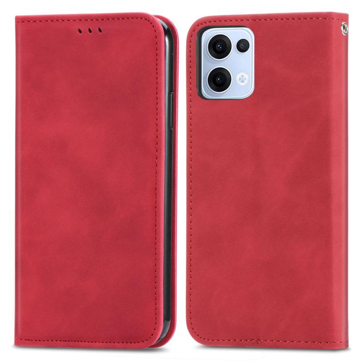 For OPPO Reno13 Retro Skin Feel Magnetic Flip Leather Phone Case