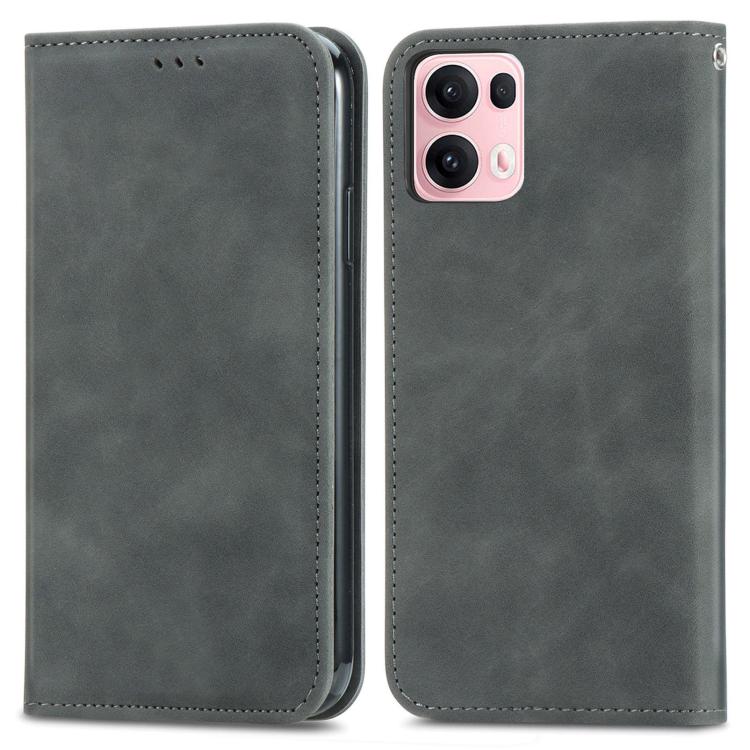 For OPPO Reno13 Pro Retro Skin Feel Magnetic Flip Leather Phone Case