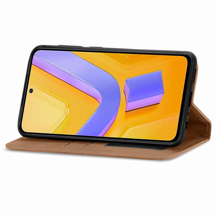 For vivo V40 SE Retro Skin Feel Magnetic Flip Leather Phone Case