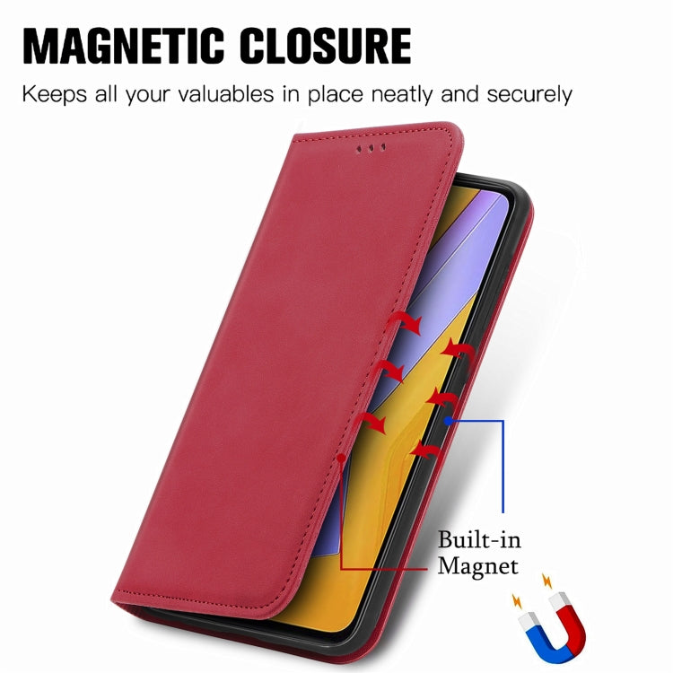 For vivo V40 SE Retro Skin Feel Magnetic Flip Leather Phone Case