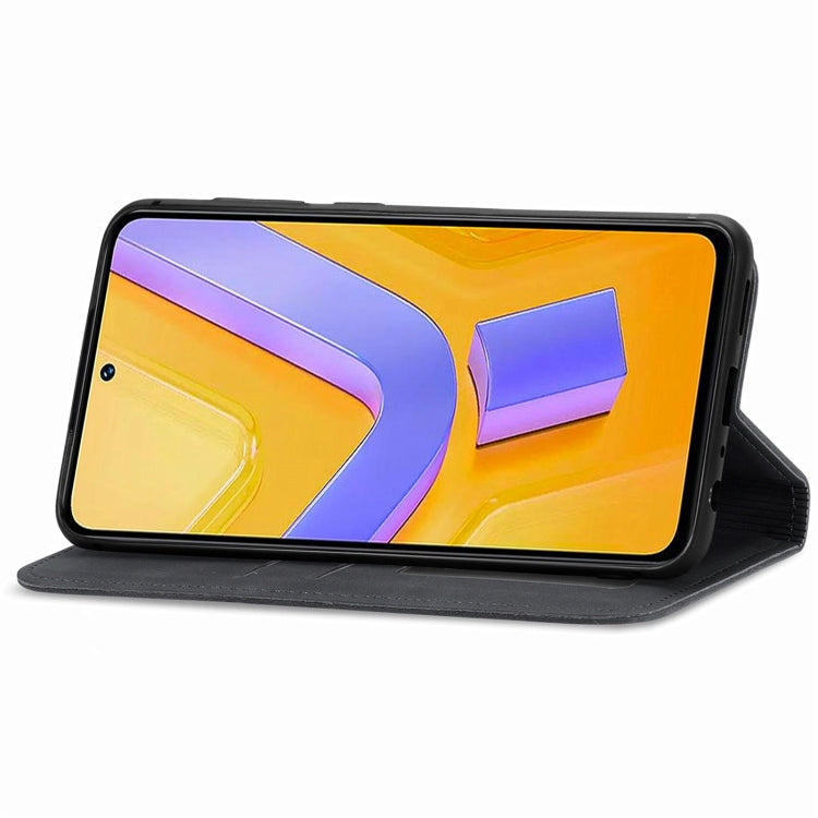 For vivo Y100 5G IND Retro Skin Feel Magnetic Flip Leather Phone Case