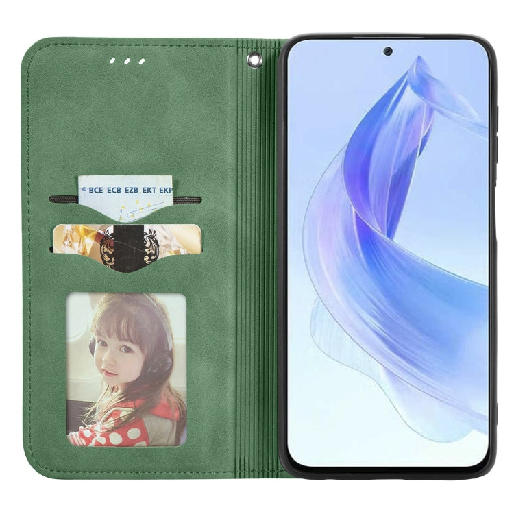 For Honor 90 Lite Retro Skin Feel Magnetic Flip Leather Phone Case