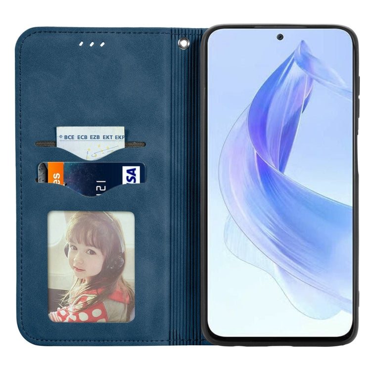For Honor 90 Lite Retro Skin Feel Magnetic Flip Leather Phone Case