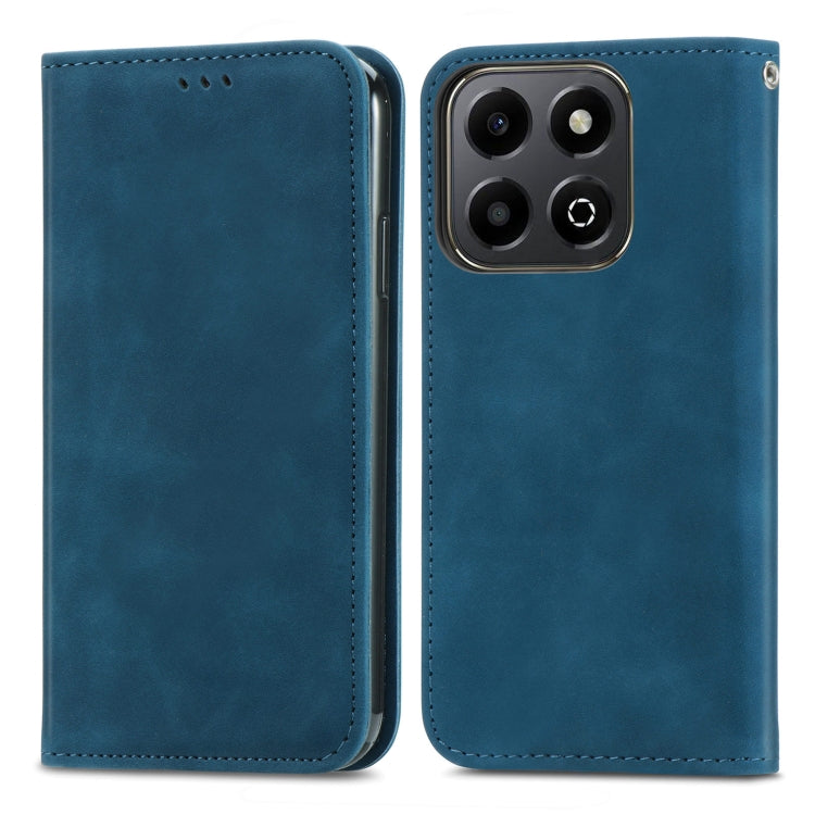 For Honor 200 Smart Retro Skin Feel Magnetic Flip Leather Phone Case