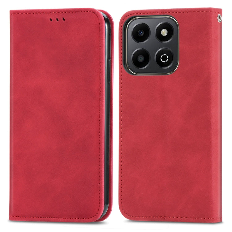 For Honor 200 Smart Retro Skin Feel Magnetic Flip Leather Phone Case