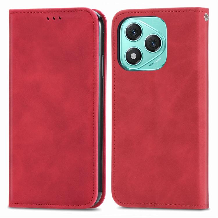For Honor 400 Lite Global Retro Skin Feel Magnetic Flip Leather Phone Case