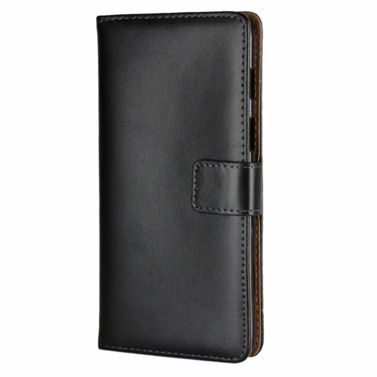 Leather Horizontal Flip Holster for One Plus 6 ,with Magnetic Clasp and Bracket and Card Slot and Wallet(Black)