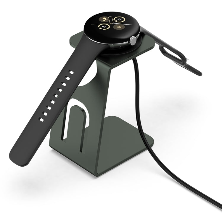 For  Fitbit Ace LTE Aluminum Alloy Watch Charging Stand with Charger - Gray