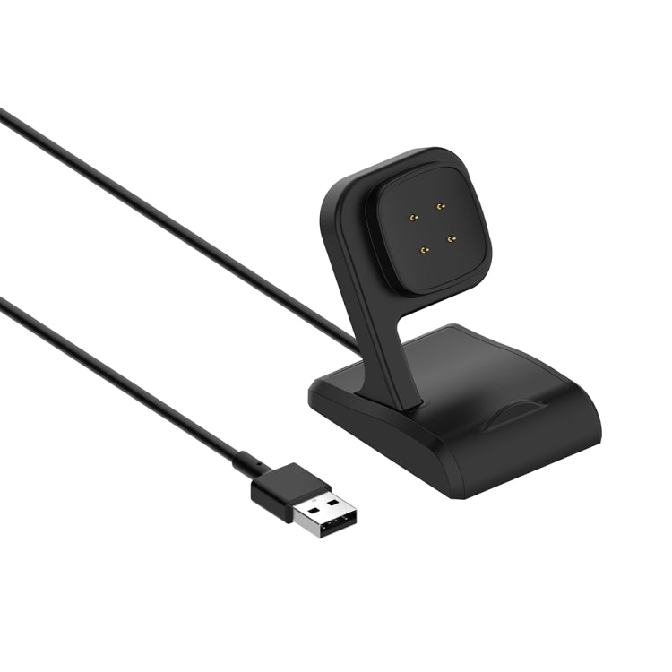For Fitbit Ace LTE Vertical Watch Magnetic Charger With Chip Protection, Length: 1m - Black