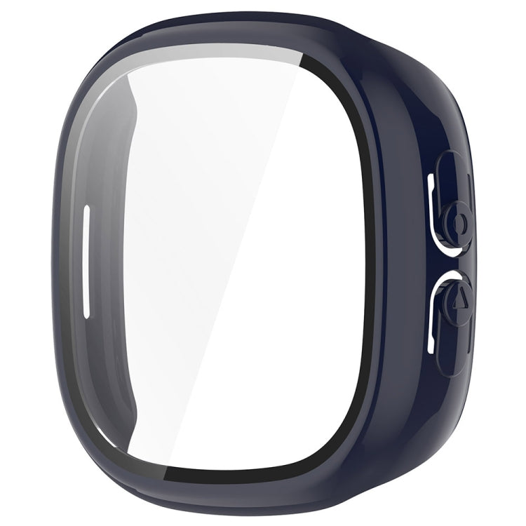 For Fitbit Ace LTE  PC + Tempered Glass Film Integrated Watch Protective Case