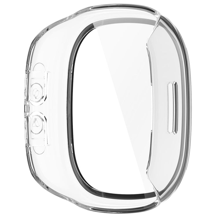 For Fitbit Ace LTE  PC + Tempered Glass Film Integrated Watch Protective Case
