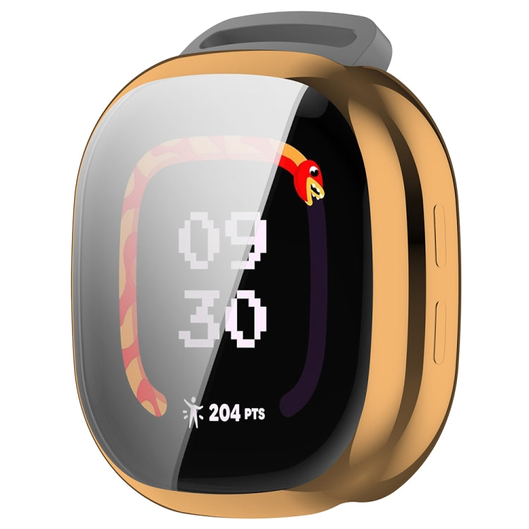 For Fitbit Ace LTE Full Coverage TPU Electroplated Watch Soft Case