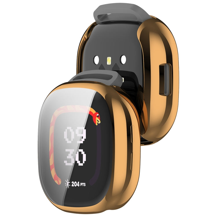For Fitbit Ace LTE Full Coverage TPU Electroplated Watch Soft Case