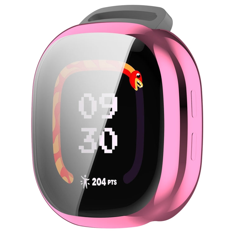 For Fitbit Ace LTE Full Coverage TPU Electroplated Watch Soft Case