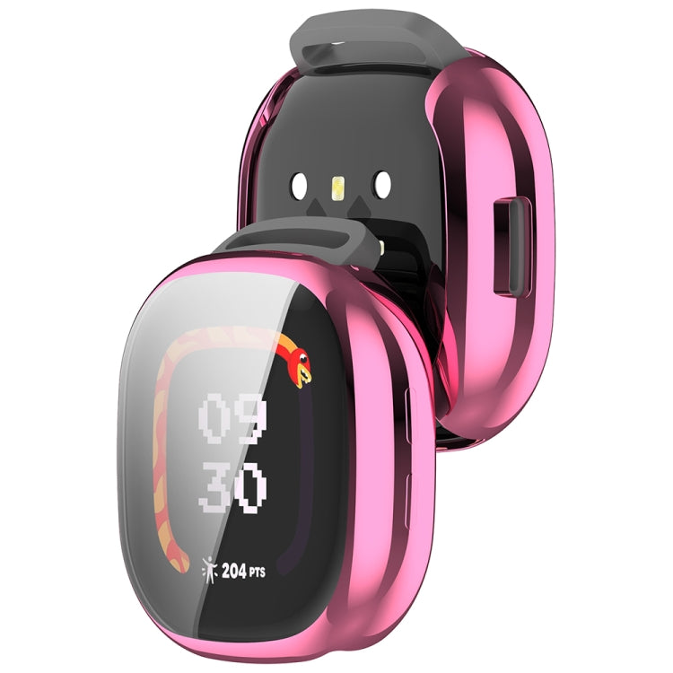 For Fitbit Ace LTE Full Coverage TPU Electroplated Watch Soft Case