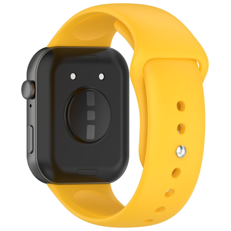 For Huawei Watch Fit3 Solid Color Reverse Buckle Silicone Watch Band