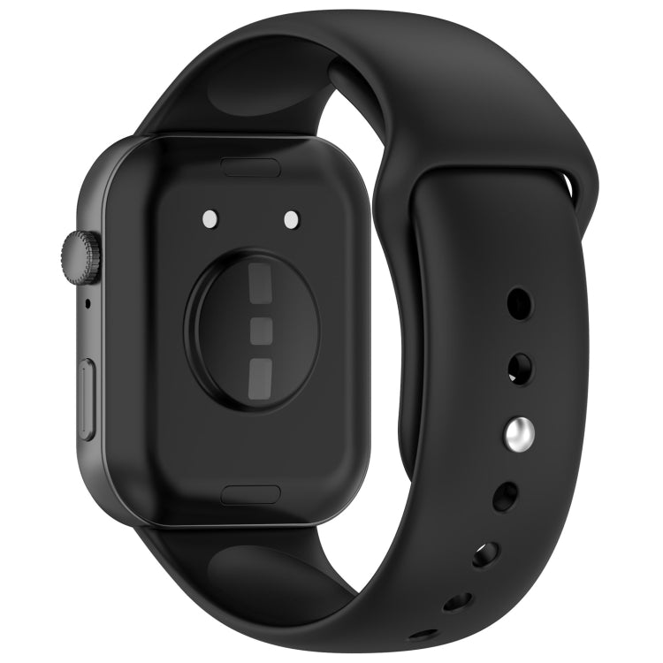 For Huawei Watch Fit3 Solid Color Reverse Buckle Silicone Watch Band
