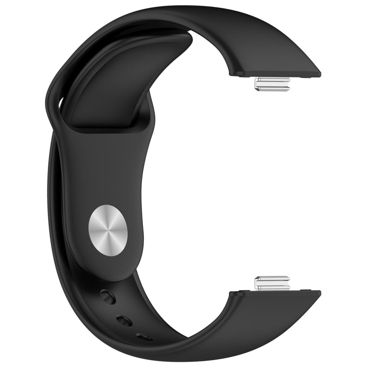 For Huawei Watch Fit3 Solid Color Reverse Buckle Silicone Watch Band