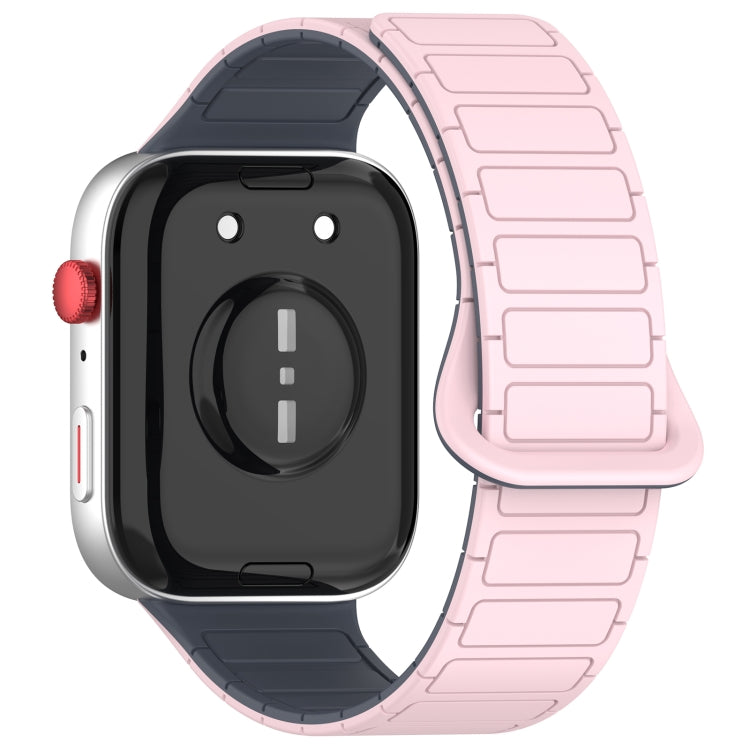 For Huawei Watch Fit3 Color Buckle Two Color Magnetic Silicone Watch Band