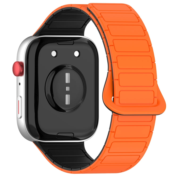 For Huawei Watch Fit3 Color Buckle Two Color Magnetic Silicone Watch Band