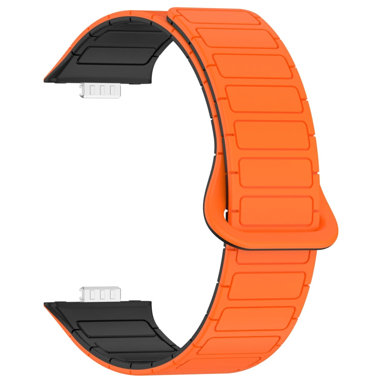 For Huawei Watch Fit3 Color Buckle Two Color Magnetic Silicone Watch Band