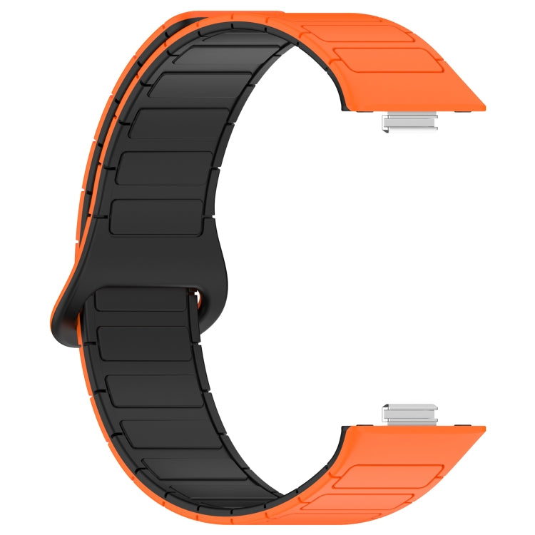 For Huawei Watch Fit3 Color Buckle Two Color Magnetic Silicone Watch Band