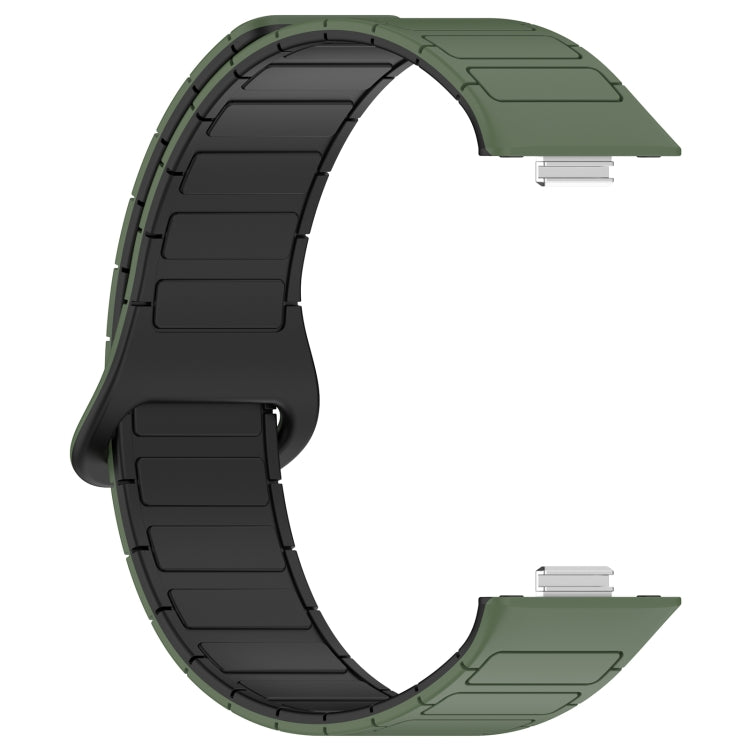For Huawei Watch Fit3 Color Buckle Two Color Magnetic Silicone Watch Band