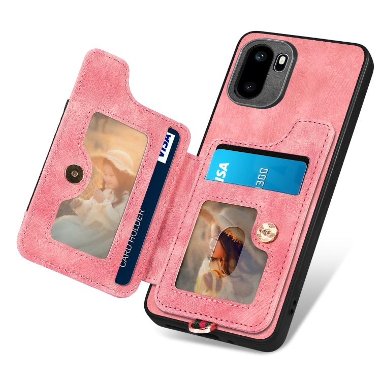 For OnePlus Ace 6 / 6T / 15R Retro Skin-feel Ring Multi-card RFID Wallet Phone Case