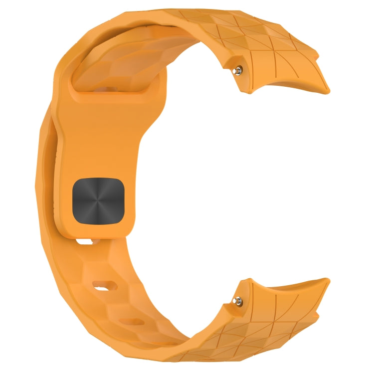 For Samsung Galaxy Watch FE 40mm Football Texture Reverse Buckle Silicone Watch Band