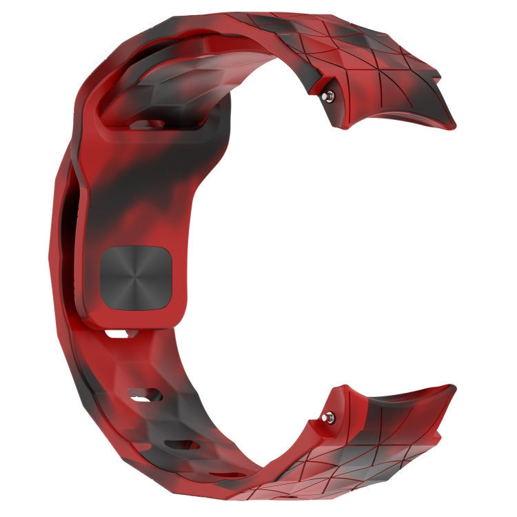 For Samsung Galaxy Watch FE 40mm Football Texture Reverse Buckle Silicone Watch Band