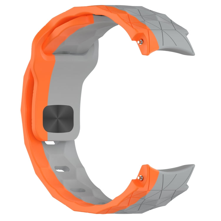 For Samsung Galaxy Watch FE 40mm Football Texture Reverse Buckle Silicone Watch Band