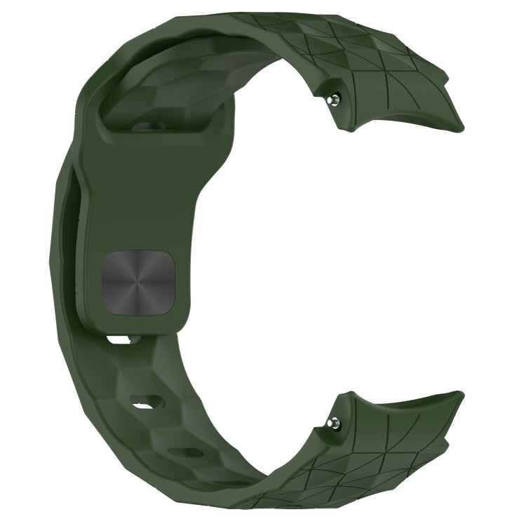 For Samsung Galaxy Watch 6 Classic 47mm Football Texture Reverse Buckle Silicone Watch Band