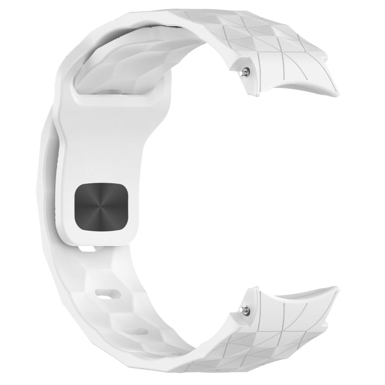 For Samsung Galaxy Watch 4 44mm Football Texture Reverse Buckle Silicone Watch Band