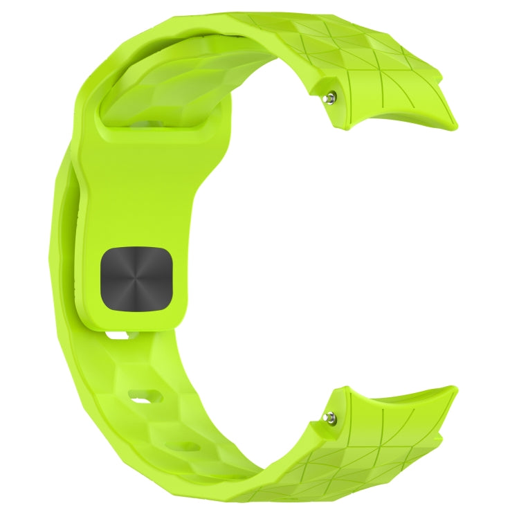 For Samsung Galaxy Watch 4 44mm Football Texture Reverse Buckle Silicone Watch Band