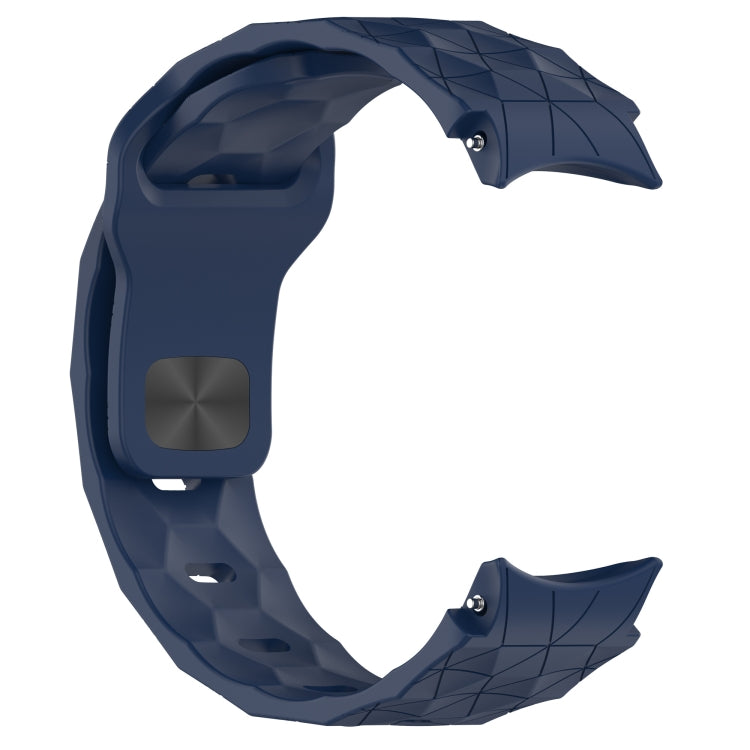For Samsung Galaxy Watch 4 44mm Football Texture Reverse Buckle Silicone Watch Band