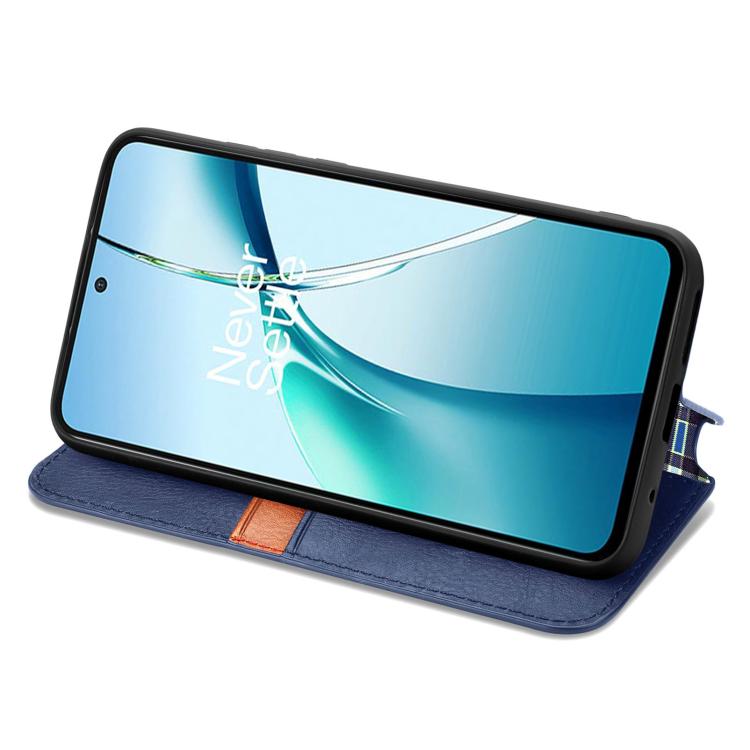 For OPPO Reno13 Pro Cubic Grid Pressed Magnetic Leather Phone Case