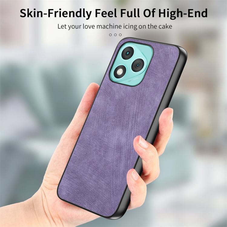 For Honor 400 Lite Global Vintage Leather PC Back Cover Phone Case