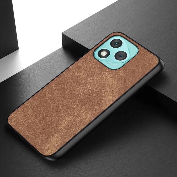 For Honor 400 Lite Global Vintage Leather PC Back Cover Phone Case