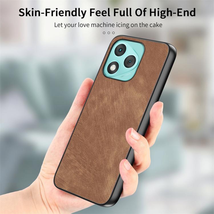 For Honor 400 Lite Global Vintage Leather PC Back Cover Phone Case