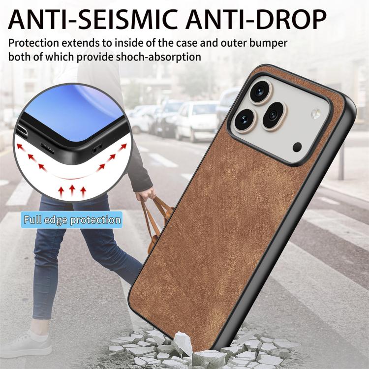 For Honor 600 Global Vintage Leather PC Back Cover Phone Case