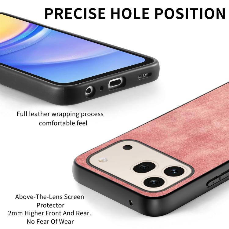 For Honor 600 Pro Global Vintage Leather PC Back Cover Phone Case