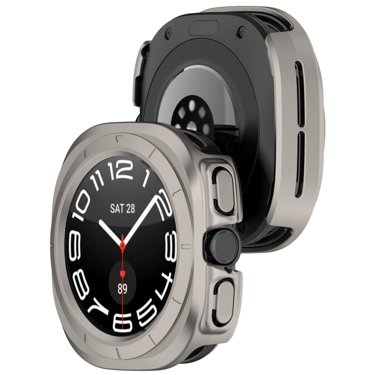 For Samsung Galaxy Watch Ultra 47mm / Ultra 2025 Half Coverage Hollowed PC Watch Protective Cover