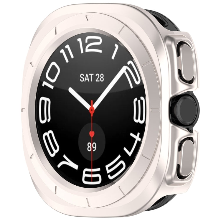 For Samsung Galaxy Watch Ultra 47mm / Ultra 2025 Half Coverage Hollowed PC Watch Protective Cover