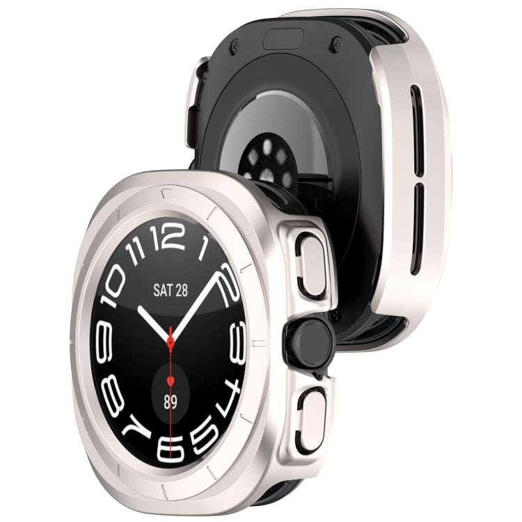 For Samsung Galaxy Watch Ultra 47mm / Ultra 2025 Half Coverage Hollowed PC Watch Protective Cover