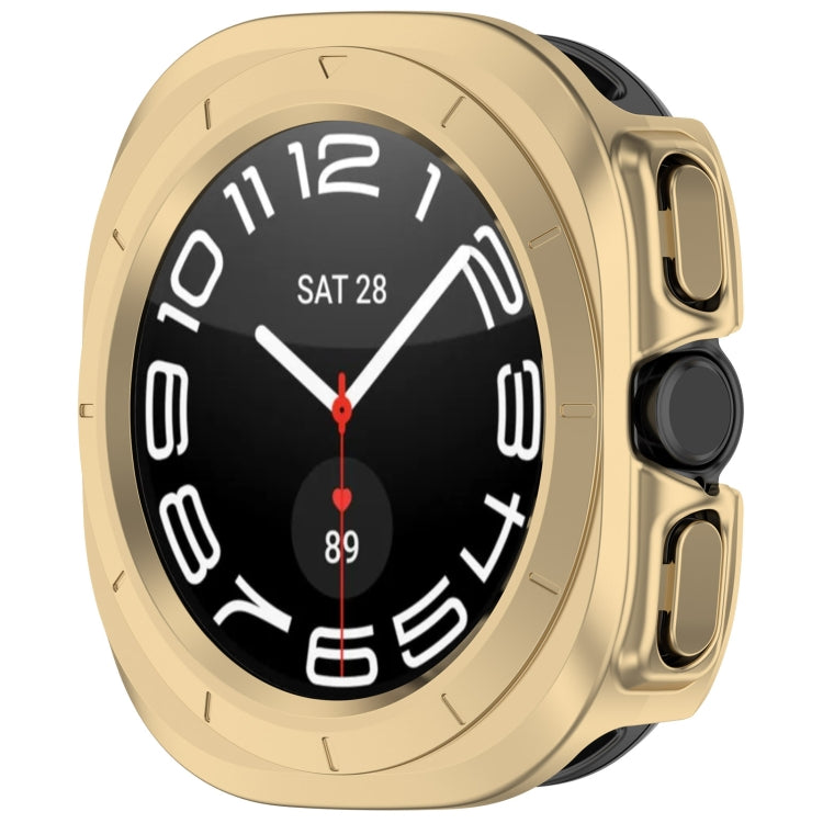 For Samsung Galaxy Watch Ultra 47mm / Ultra 2025 Half Coverage Hollowed PC Watch Protective Cover