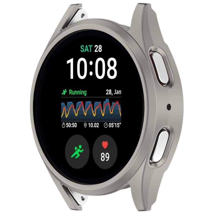 For Samsung Galaxy Watch 7 44mm Half Coverage Hollowed PC Watch Protective Cover