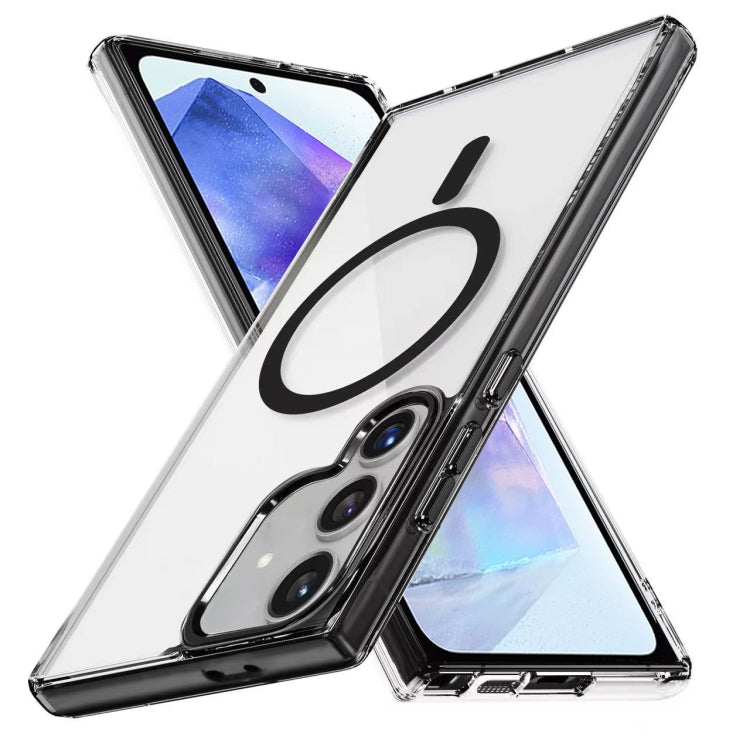 For Samsung Galaxy A55 5G Ice Color Magnetic Series TPU Hybrid Acrylic Magsafe Phone Case
