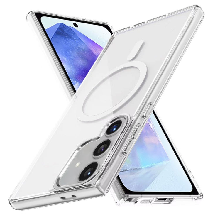 For Samsung Galaxy A55 5G Ice Color Magnetic Series TPU Hybrid Acrylic Magsafe Phone Case