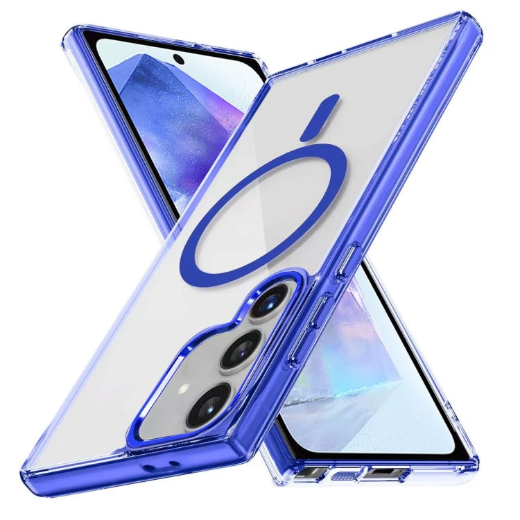 For Samsung Galaxy A55 5G Ice Color Magnetic Series TPU Hybrid Acrylic Magsafe Phone Case