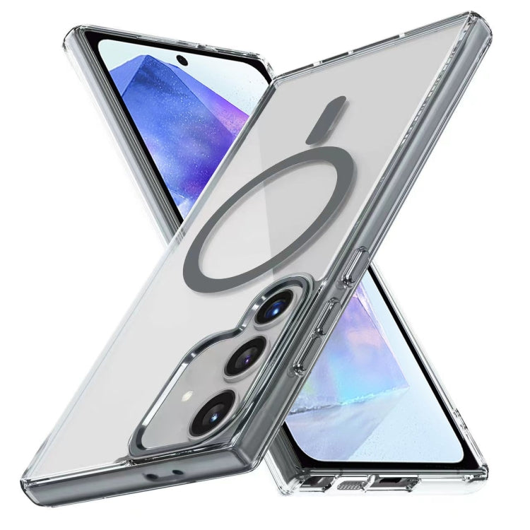 For Samsung Galaxy A55 5G Ice Color Magnetic Series TPU Hybrid Acrylic Magsafe Phone Case